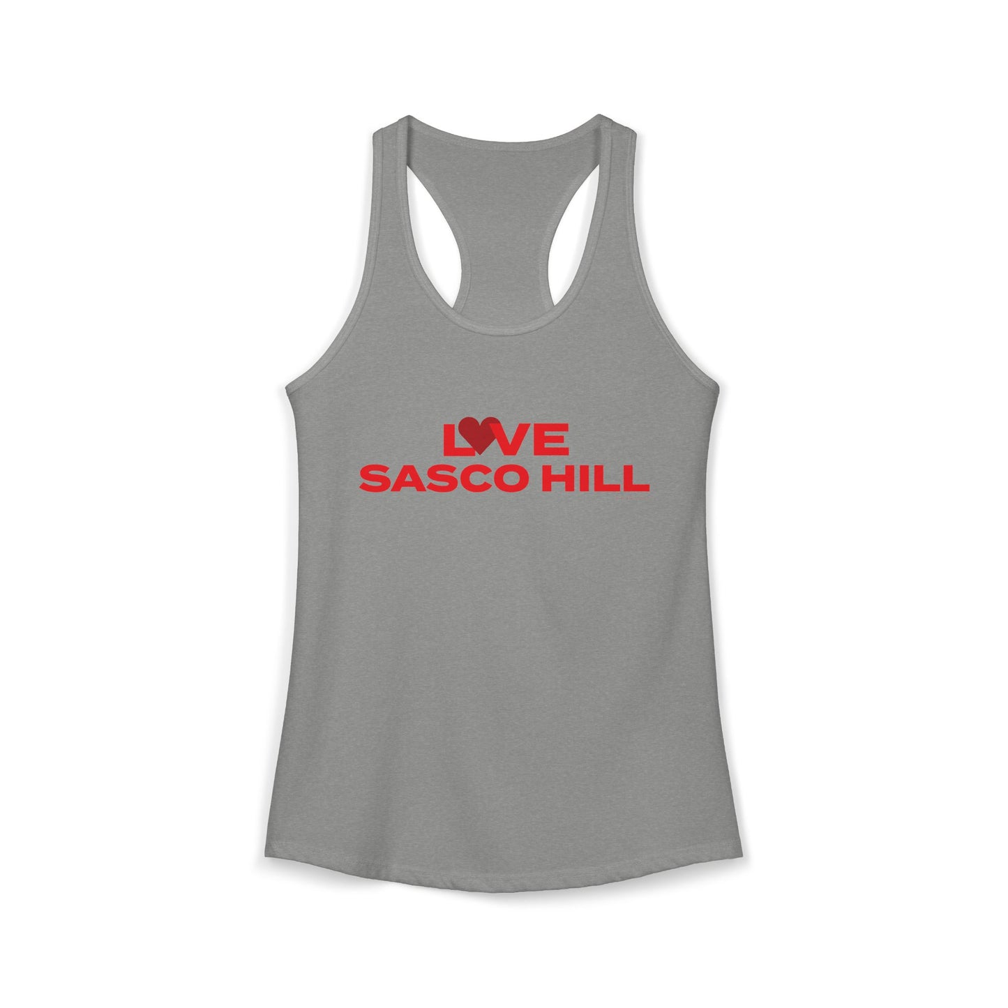 Love Sasco Hill  Women's Ideal Racerback Tank Top