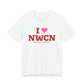 I Heart NWCN Unisex Jersey Short Sleeve T-Shirt