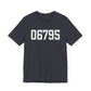 06795 - Watertown CT Zip Code Unisex Jersey Short Sleeve T-Shirt