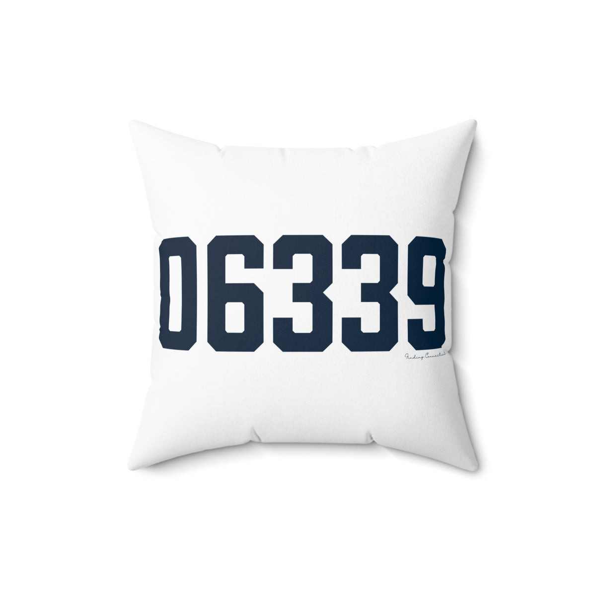 06339 Ledyard Connecticut Zip Code Spun Polyester Square Pillow