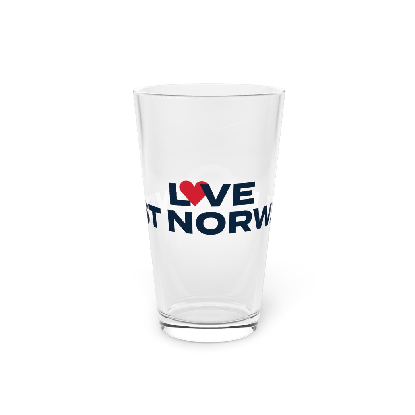Love West Norwalk Pint Glass, 16oz