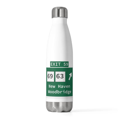 Vintage WCP Exit 59 Sign 20oz Insulated Bottle