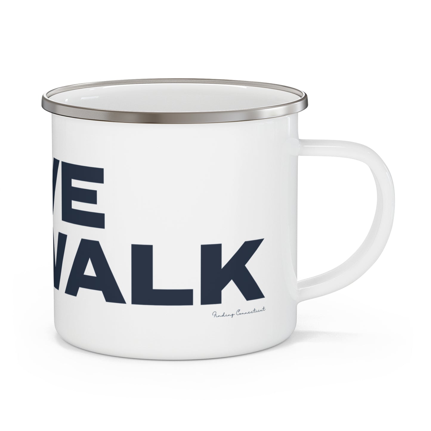 Love Norwalk Enamel Camping Mug