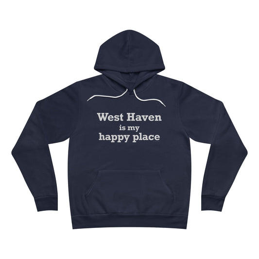 West Haven Is My Happy Place Unisex Sponge Fleece Pullover Hoodie