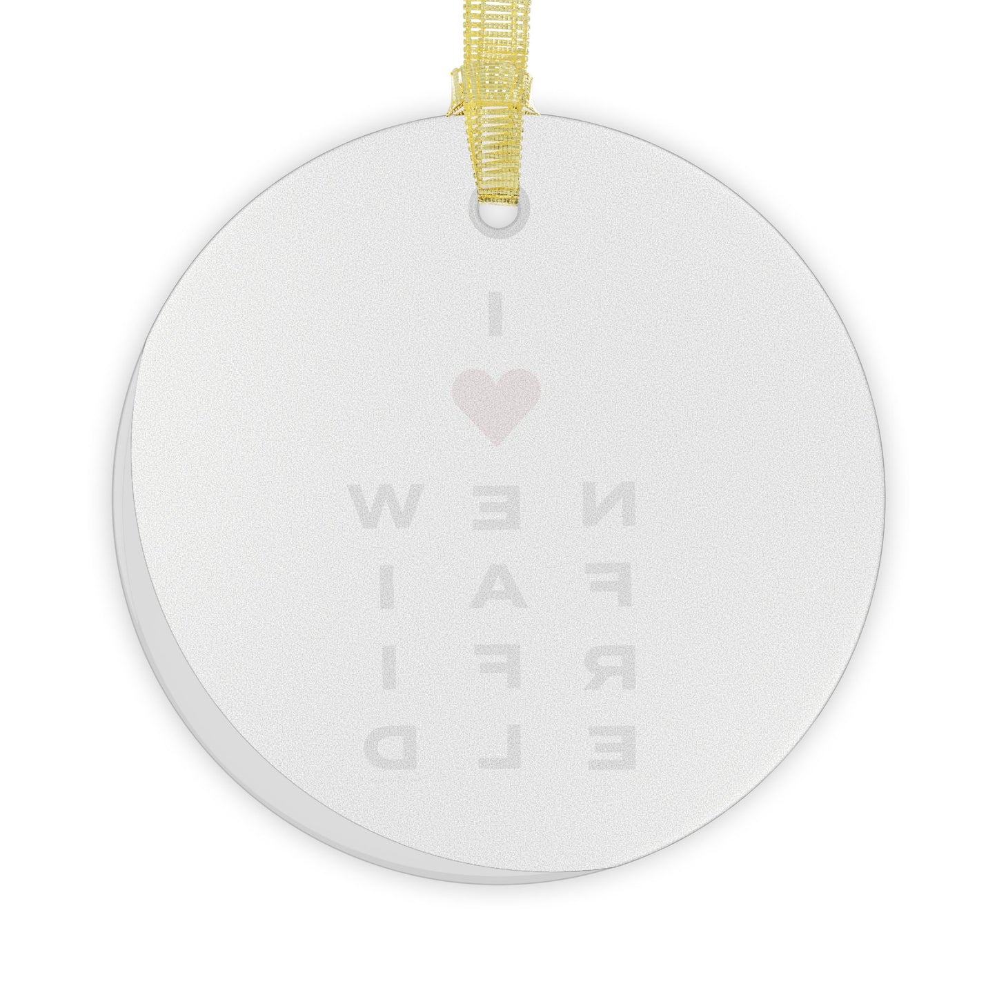 New Fairfield Vision Glass Ornaments