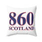 860 Scotland Red, White & Blue  Spun Polyester Square Pillow