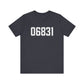 06831 - Greenwich CT Zip Code Unisex Jersey Short Sleeve T-Shirt