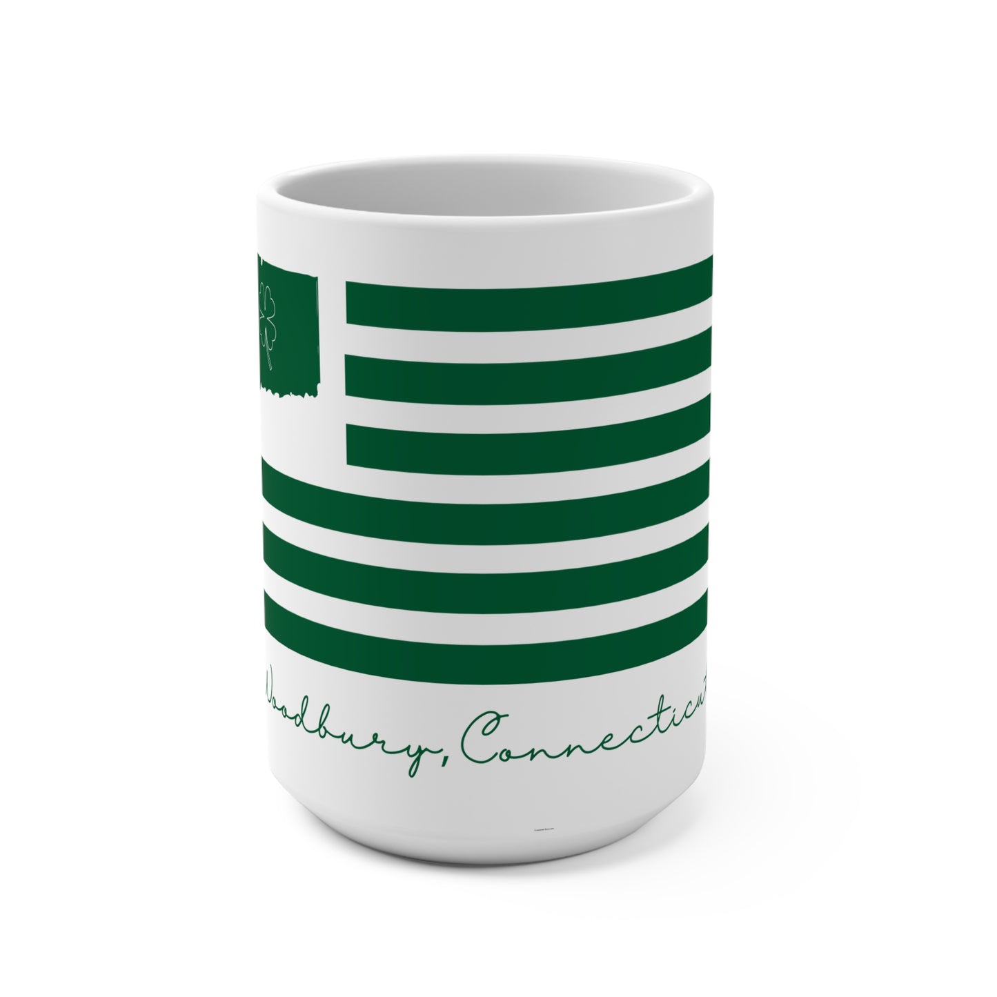 Woodbury St. Patrick’s Day Flag Mug 15oz