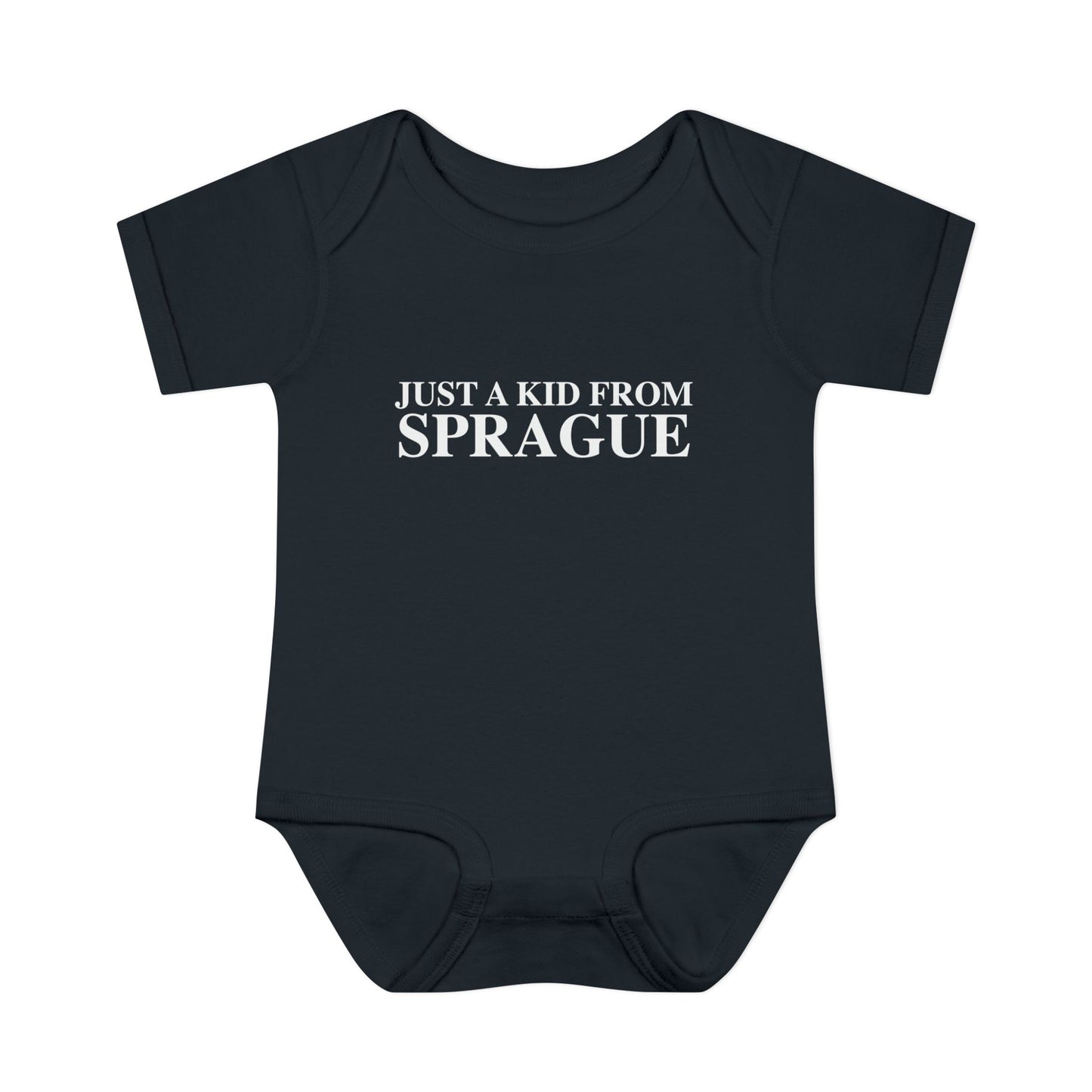 Just a kid from Sprague Infant Baby Rib Bodysuit
