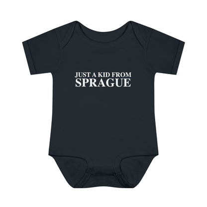 Just a kid from Sprague Infant Baby Rib Bodysuit