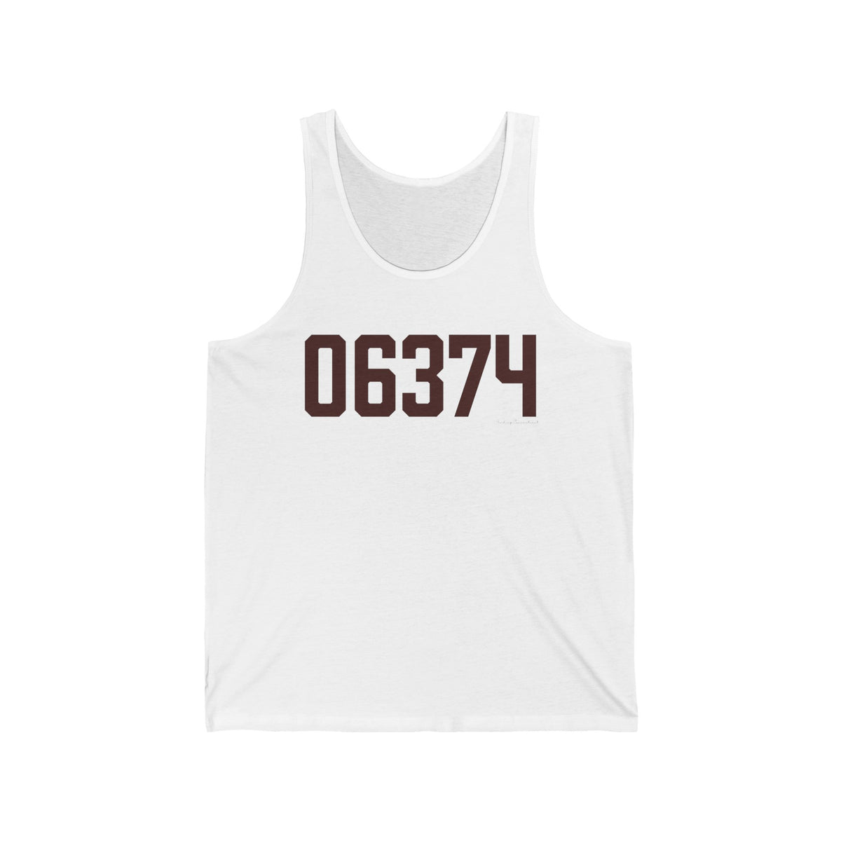 06374 Voluntown Connecticut Zip Code Unisex Jersey Tank Top
