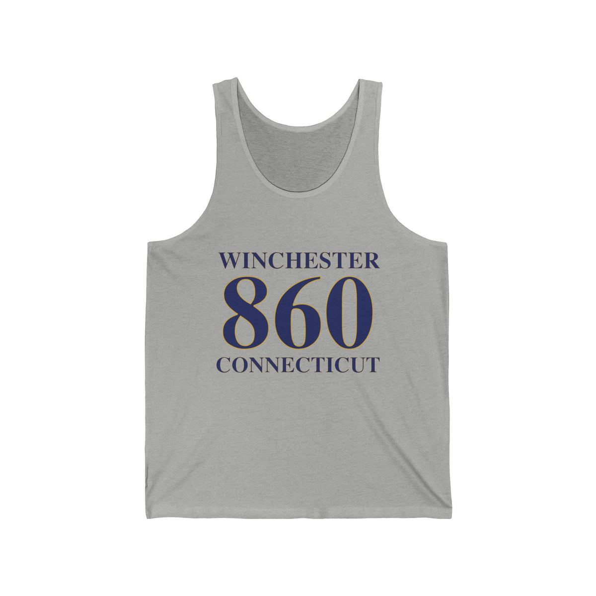 Winchester 860 Connecticut Unisex Jersey Tank Top