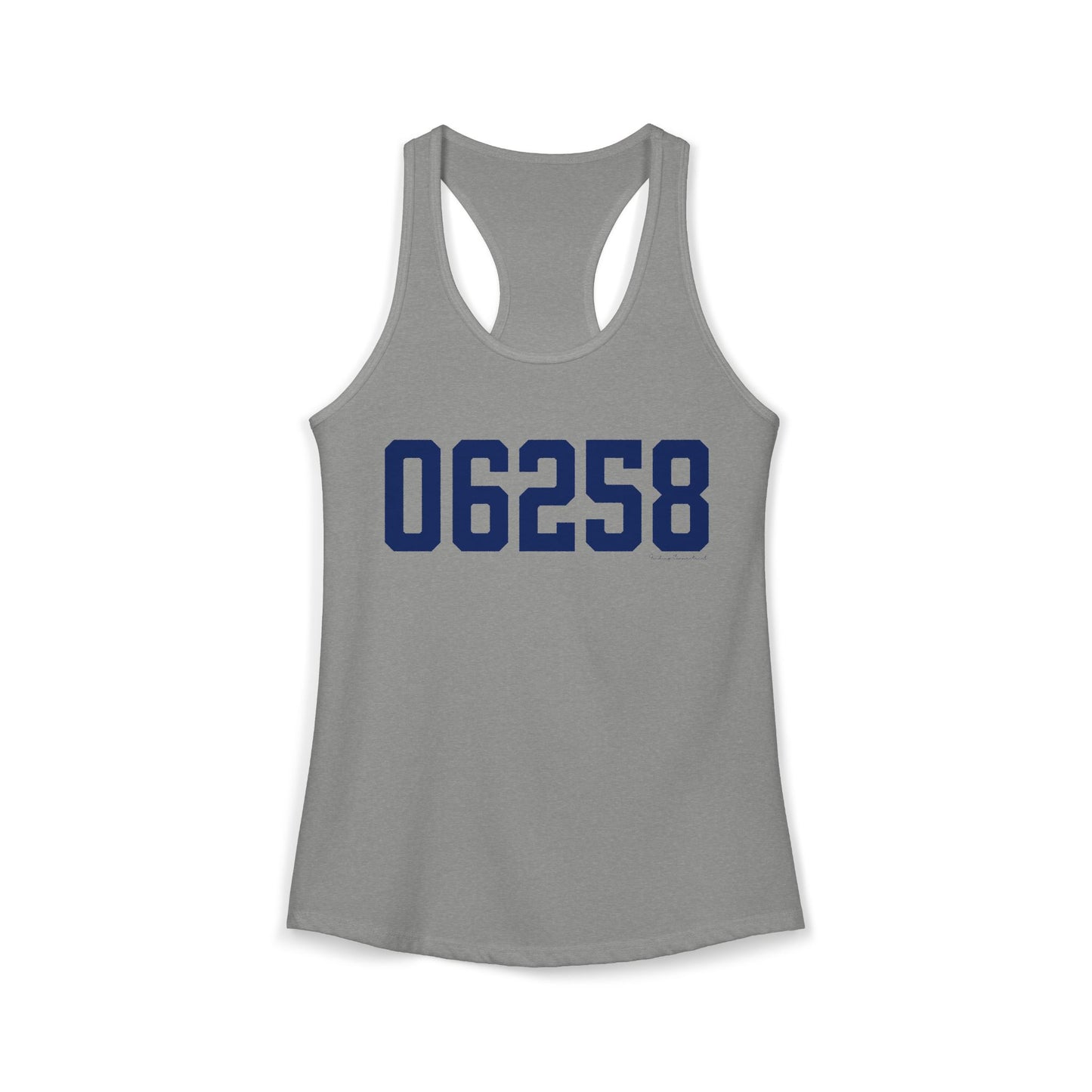 06258 Pomfret Connecticut Zip Code Women's Ideal Racerback Tank Top