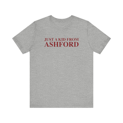 Just a kid from Ashford Unisex Jersey Short Sleeve T-Shirt