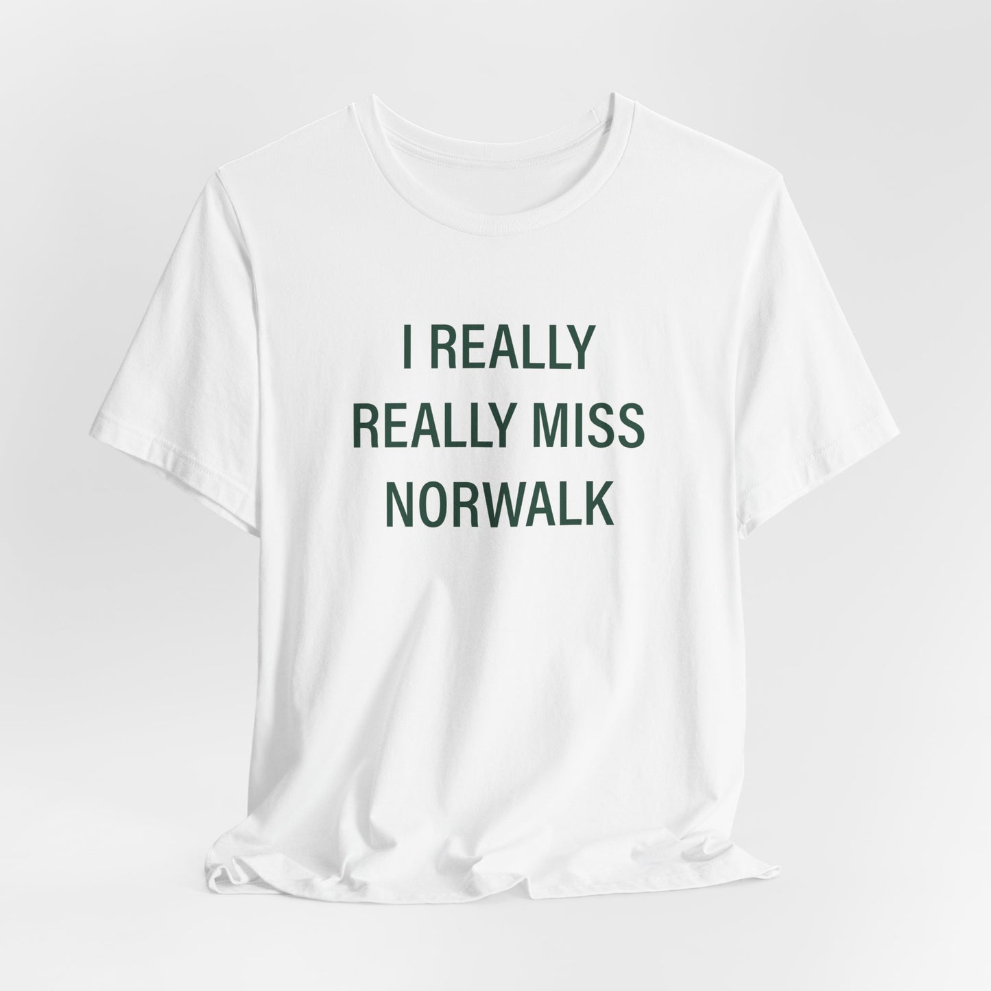 I Really Really Miss Norwalk  Unisex Jersey Short Sleeve T-Shirt