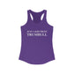 Just a kid from Trumbull Women's Ideal Racerback Tank