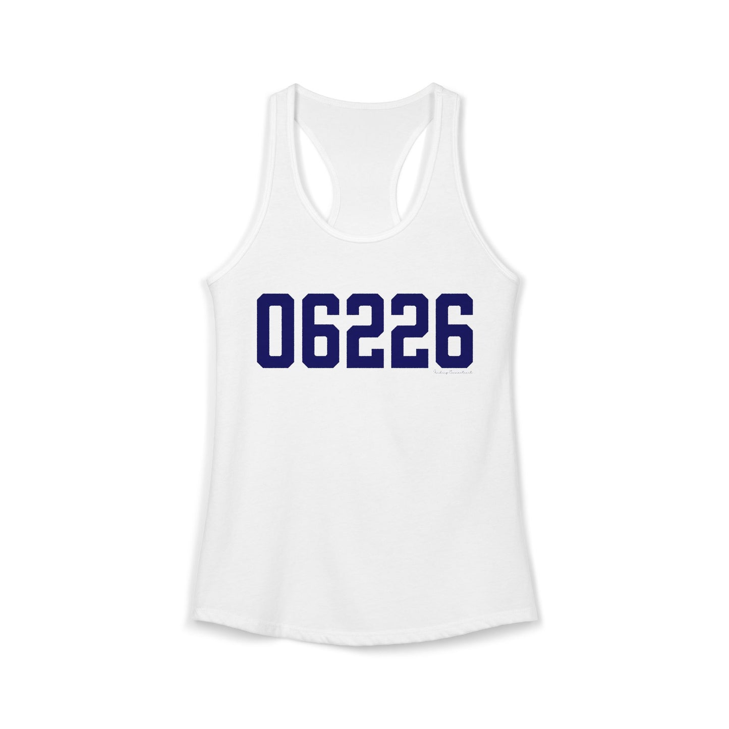 06226 Willimantic Connecticut Zip Code Women's Ideal Racerback Tank Top
