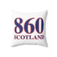 860 Scotland Red, White & Blue  Spun Polyester Square Pillow