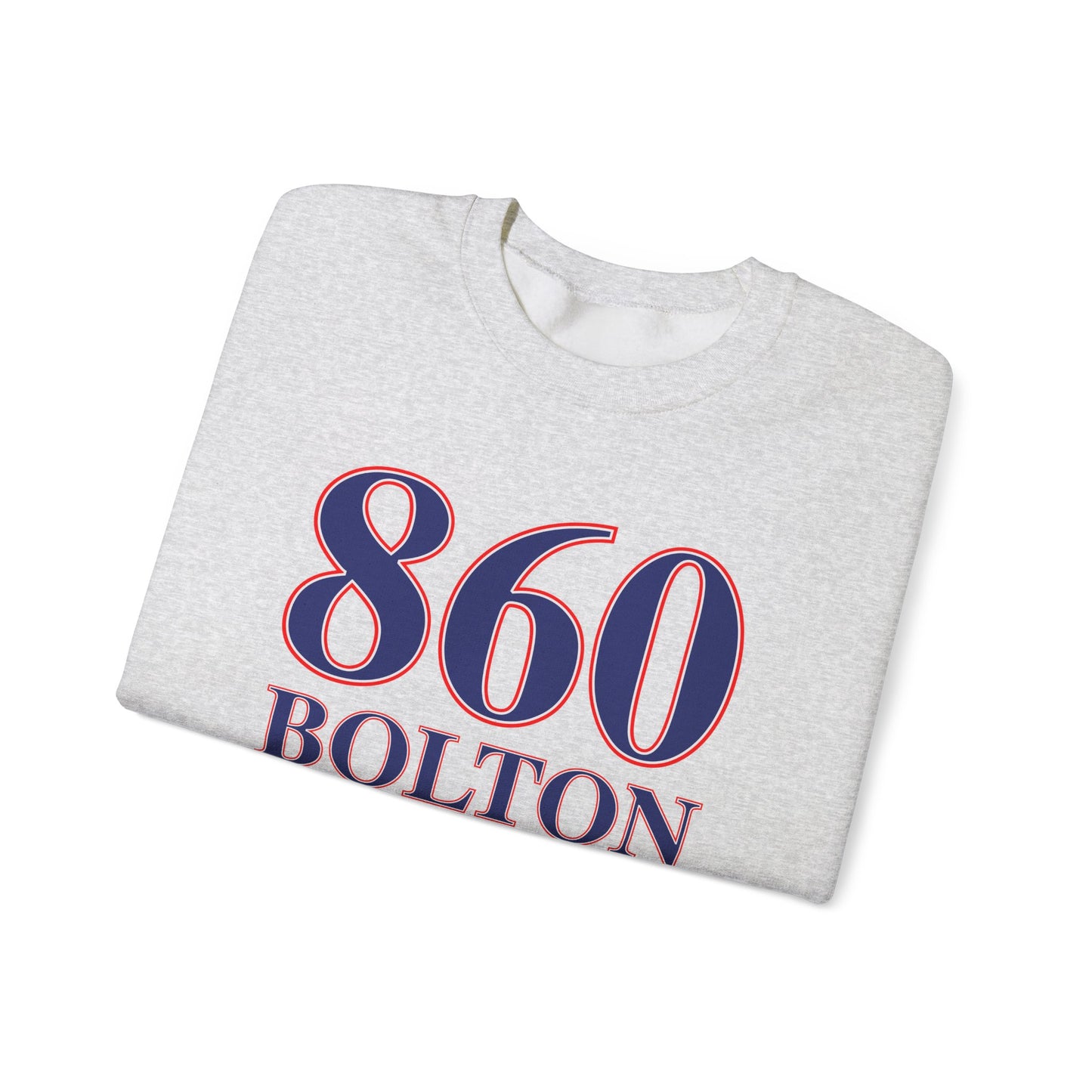 860 Bolton Red White & Blue Unisex Heavy Blend™ Crewneck Sweatshirt