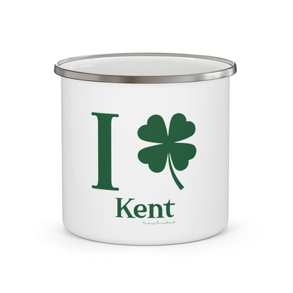 I Clover Kent Enamel Camping Mug