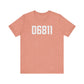 06811 Danbury CT Zip Code Unisex Jersey Short Sleeve T-Shirt