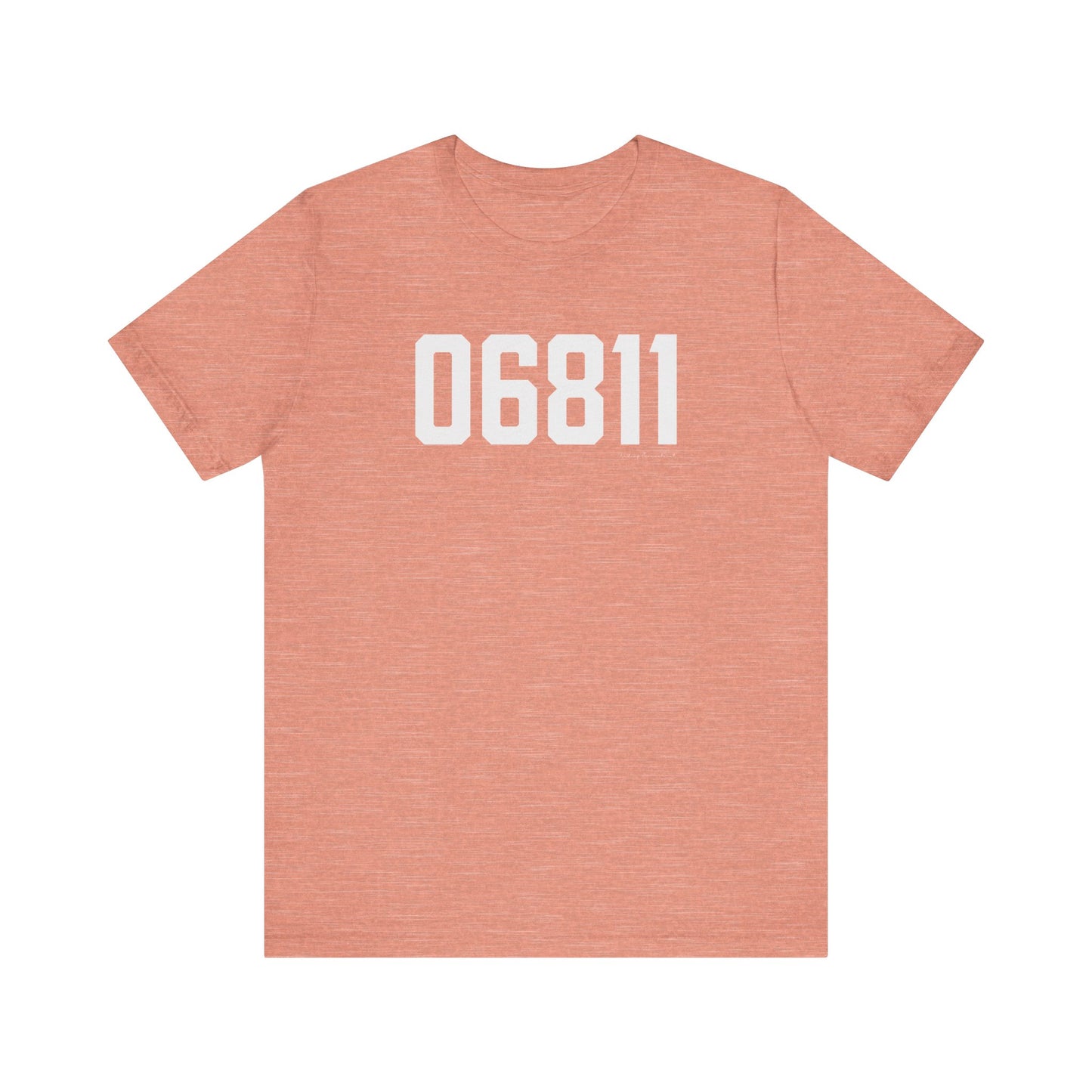06811 Danbury CT Zip Code Unisex Jersey Short Sleeve T-Shirt