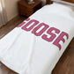 Goose Zip Code Pink & Black Velveteen Plush Blanket