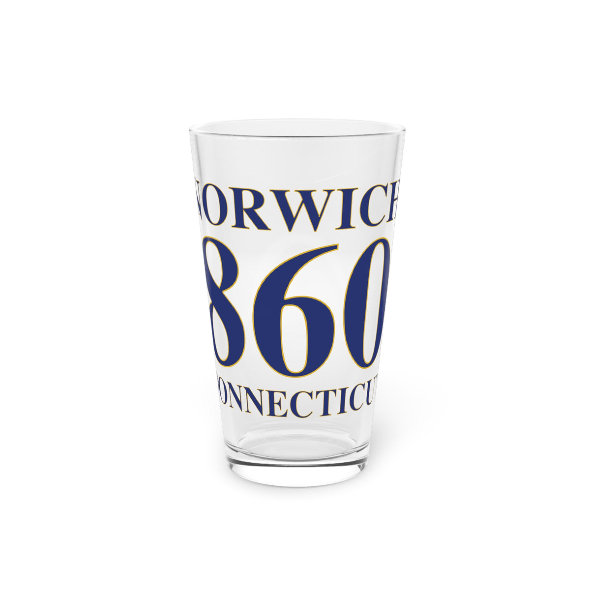 Norwich 860 Connecticut Pint Glass, 16oz