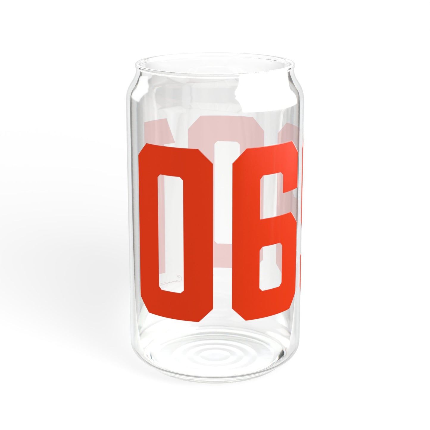 06901 Stamford Connecticut Zip Code Sipper Glass, 16oz