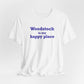 Woodstock is My Happy Place  Unisex Jersey Short Sleeve T-Shirt