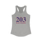 203 East Haven Red White & Blue Women's Ideal Racerback Tank Top