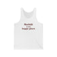 Norfolk is My Happy Place Unisex Jersey Tank Top