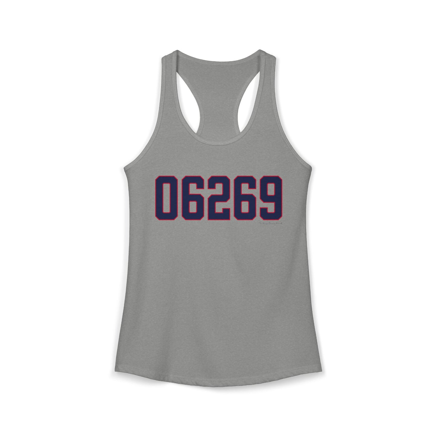 06269 Storrs Connecticut Zip Code Women's Ideal Racerback Tank Top