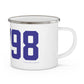 06798 Woodbury Connecticut Zip Code Enamel Camping Mug