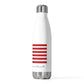 Plainville Connecticut Flag 20oz Insulated Bottle
