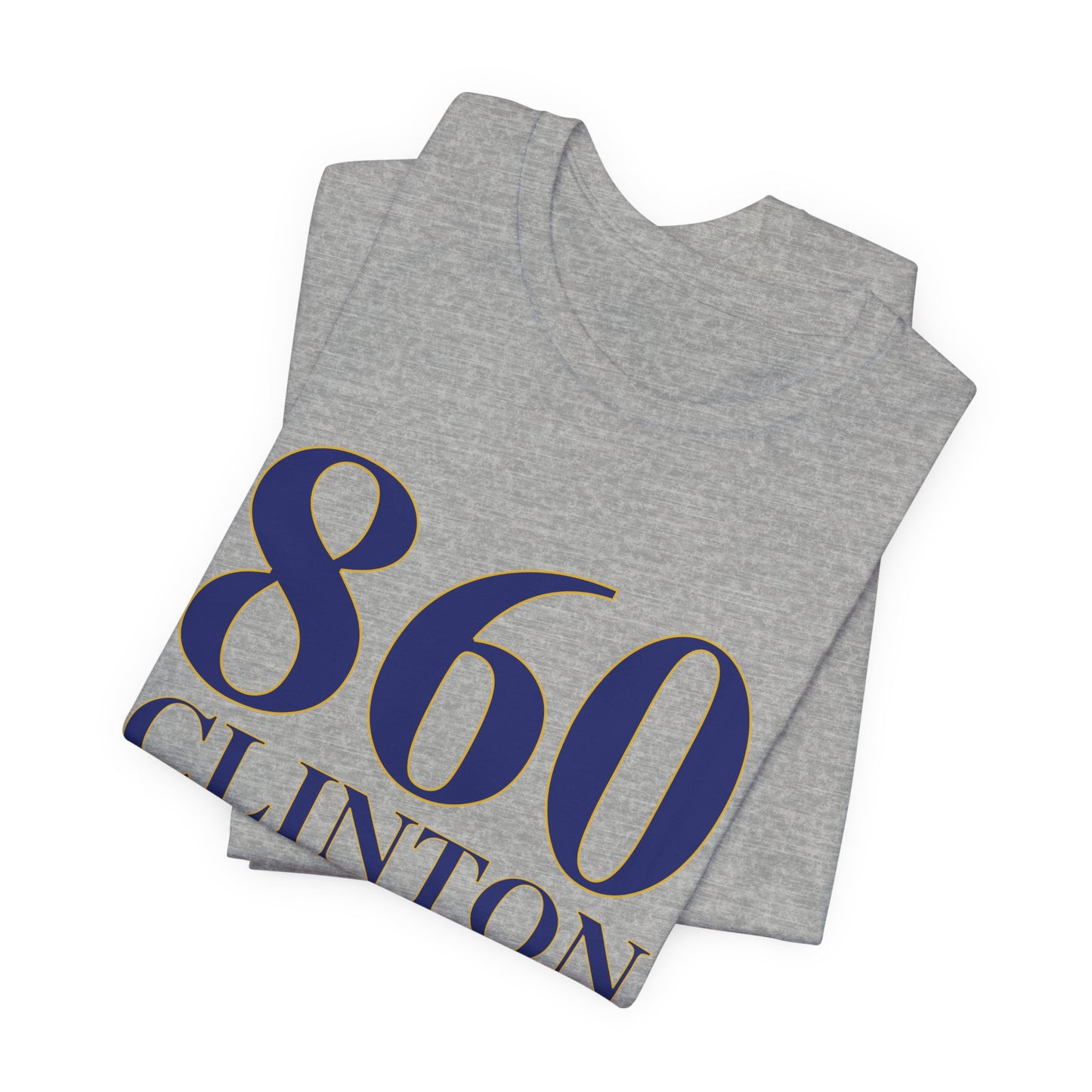 860 Clinton Unisex Jersey Short Sleeve Tee