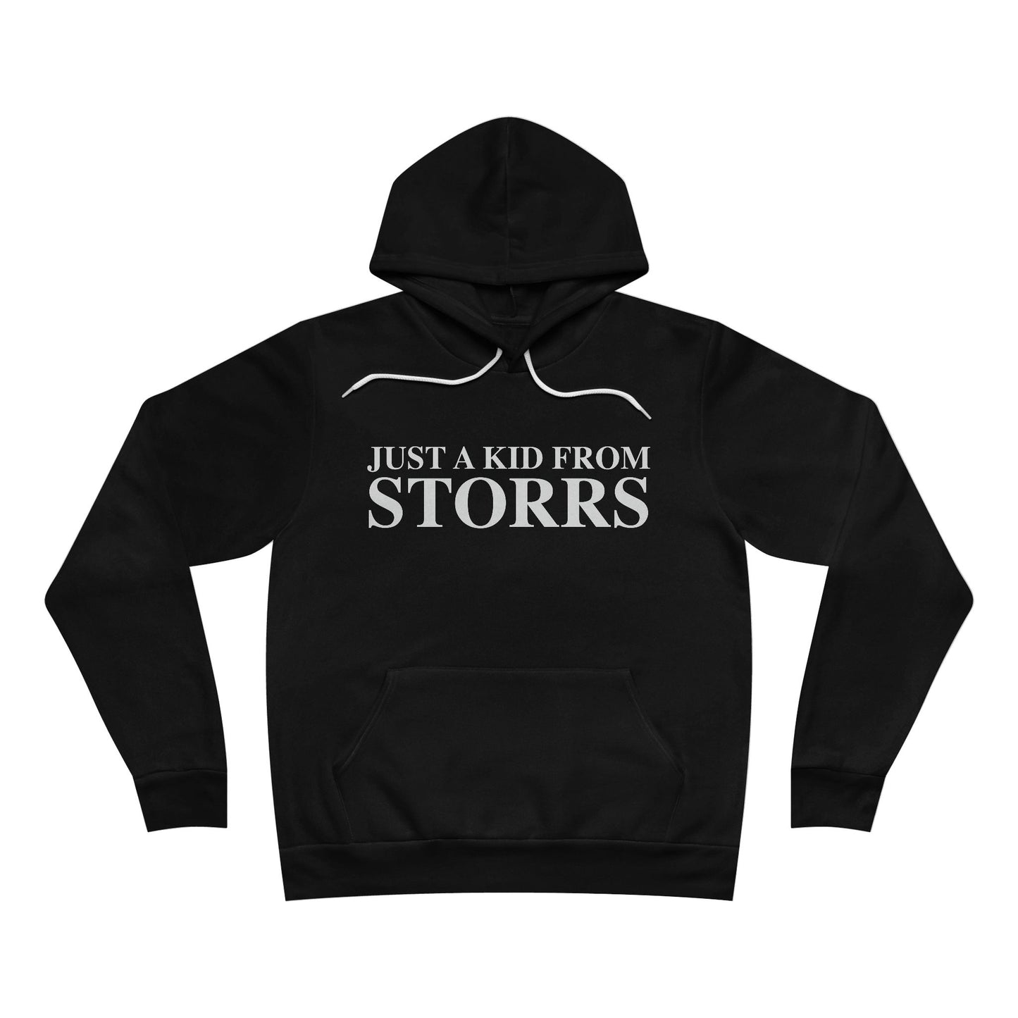 Just a kid from Storrs Unisex Sponge Fleece Pullover Hoodie
