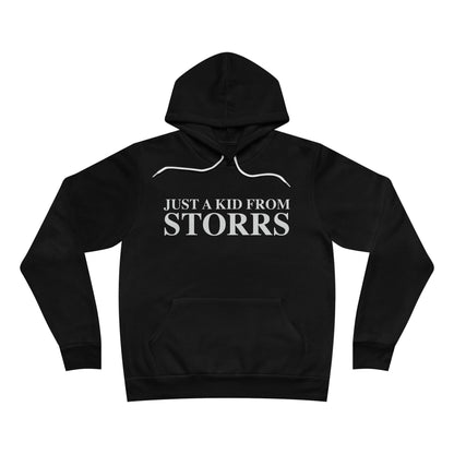Just a kid from Storrs Unisex Sponge Fleece Pullover Hoodie