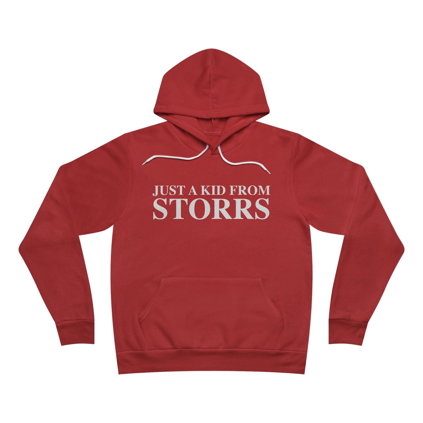 Just a kid from Storrs Unisex Sponge Fleece Pullover Hoodie