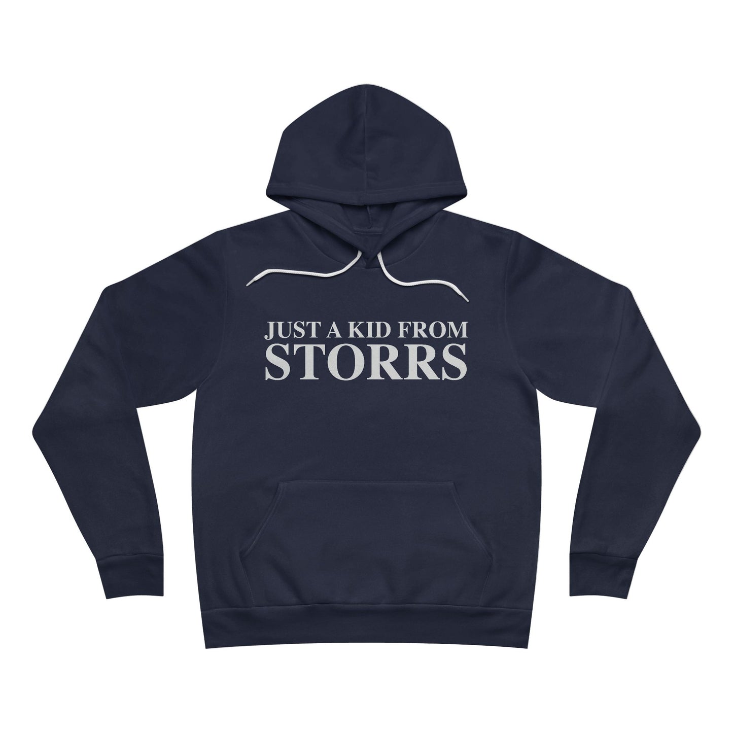 Just a kid from Storrs Unisex Sponge Fleece Pullover Hoodie