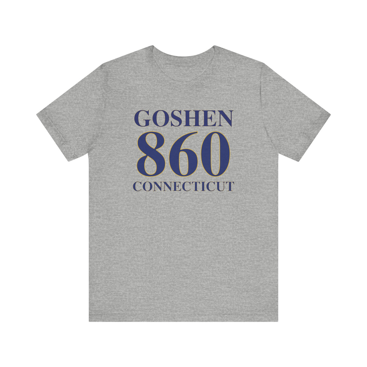 Goshen 860 Connecticut Unisex Jersey Short Sleeve T-Shirt