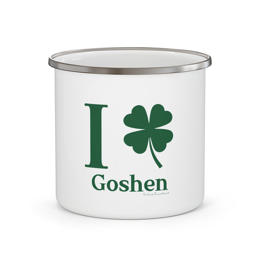I Clover Goshen Enamel Camping Mug
