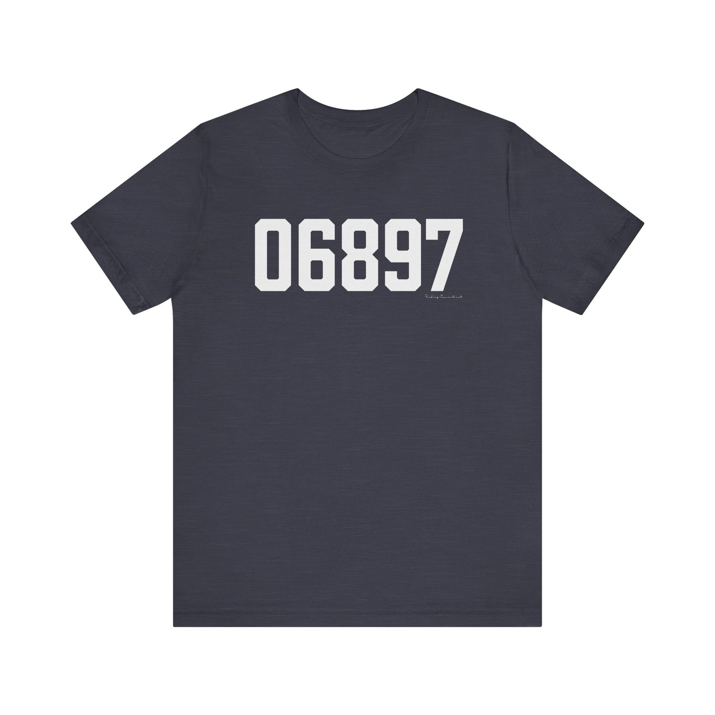 06897 Wilton CT Zip Code Unisex Jersey Short Sleeve T-Shirt