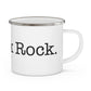 I Heart Black Rock. Enamel Camping Mug