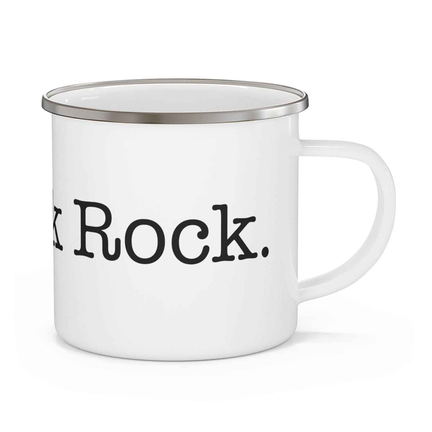 I Heart Black Rock. Enamel Camping Mug