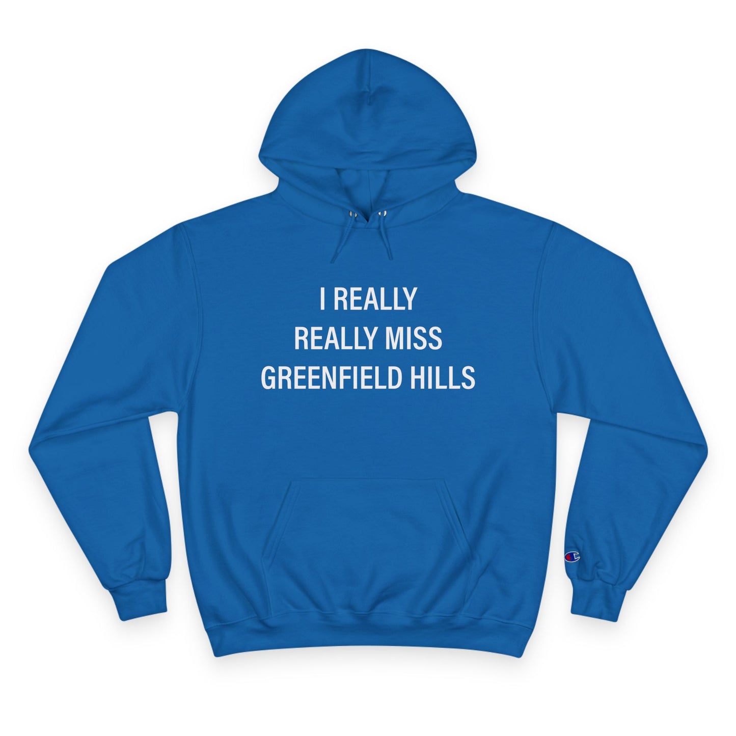 I Really Really Miss Greenfield Hill Champion Hoodie