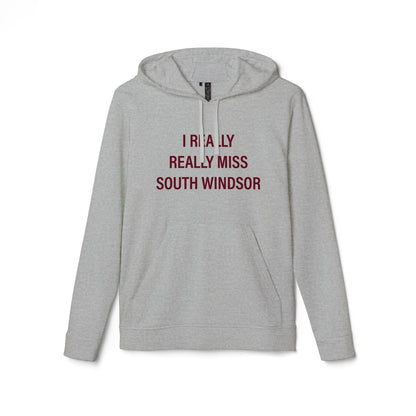 I Really Really Miss South Windsor adidas Unisex Fleece Hoodie