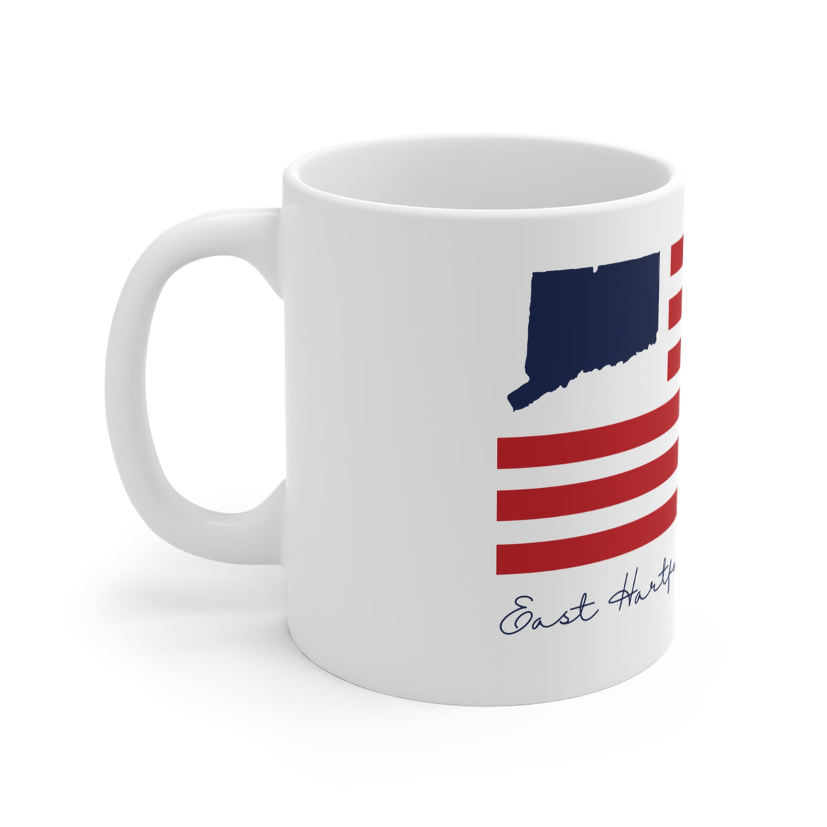 East Hartford Connecticut Flag Mug 11oz