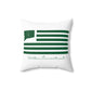 Wilton Connecticut St. Patrick's Day Spun Polyester Square Pillow