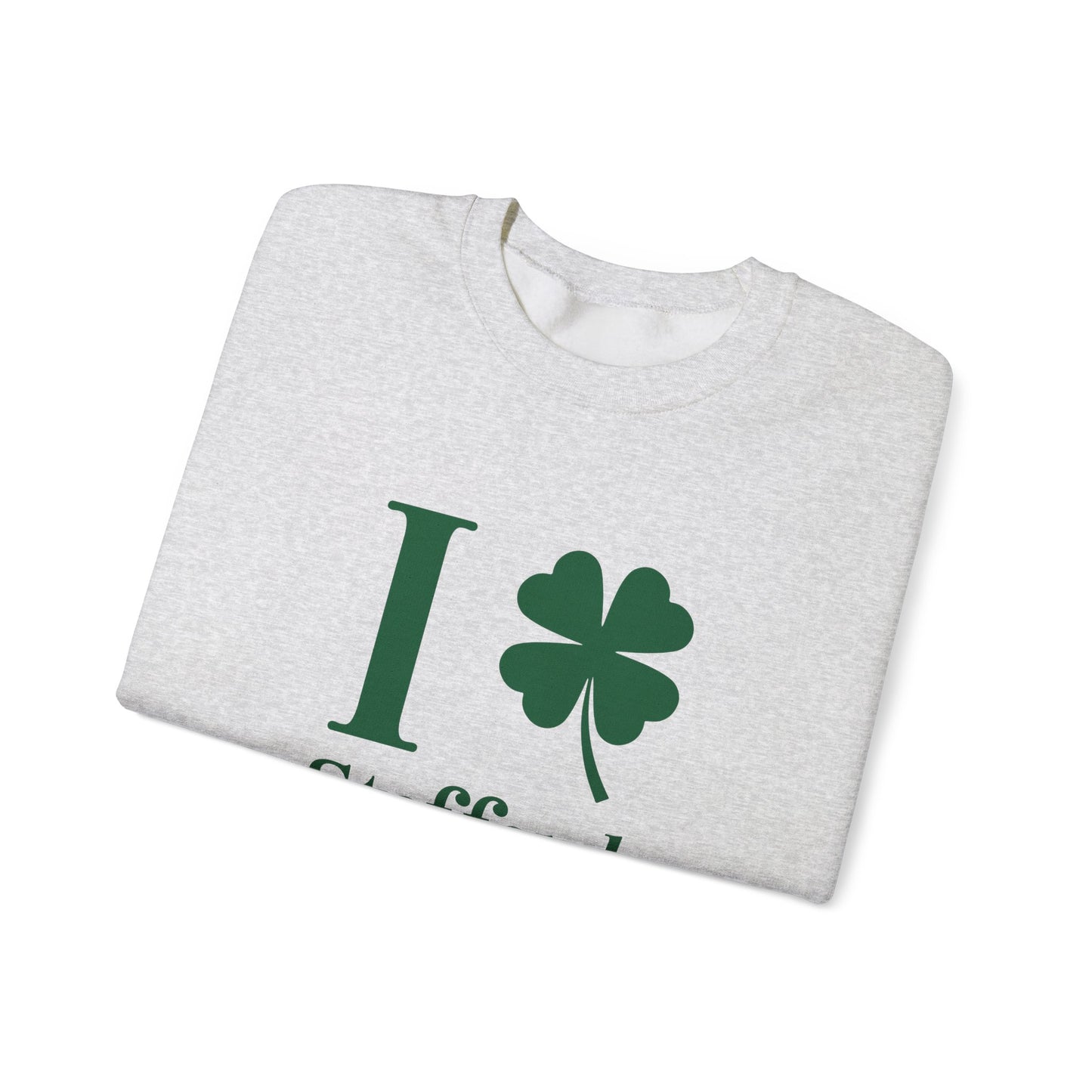 I Clover Stafford Unisex Heavy Blend™ Crewneck Sweatshirt